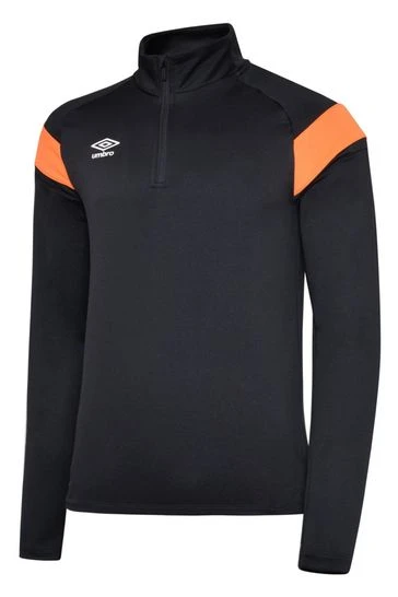 Umbro Black Poly Junior Polo Shirt 2 Umbro Black Poly Junior Polo Shirt - Imagen 2