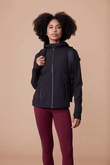 Active People Womens Drifting Running Black Jacket 6 Active People Womens Drifting Running Black Jacket - Imagen 6