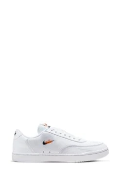 Nike White/Black Court Vintage Premium Trainers-Blanco/Negro