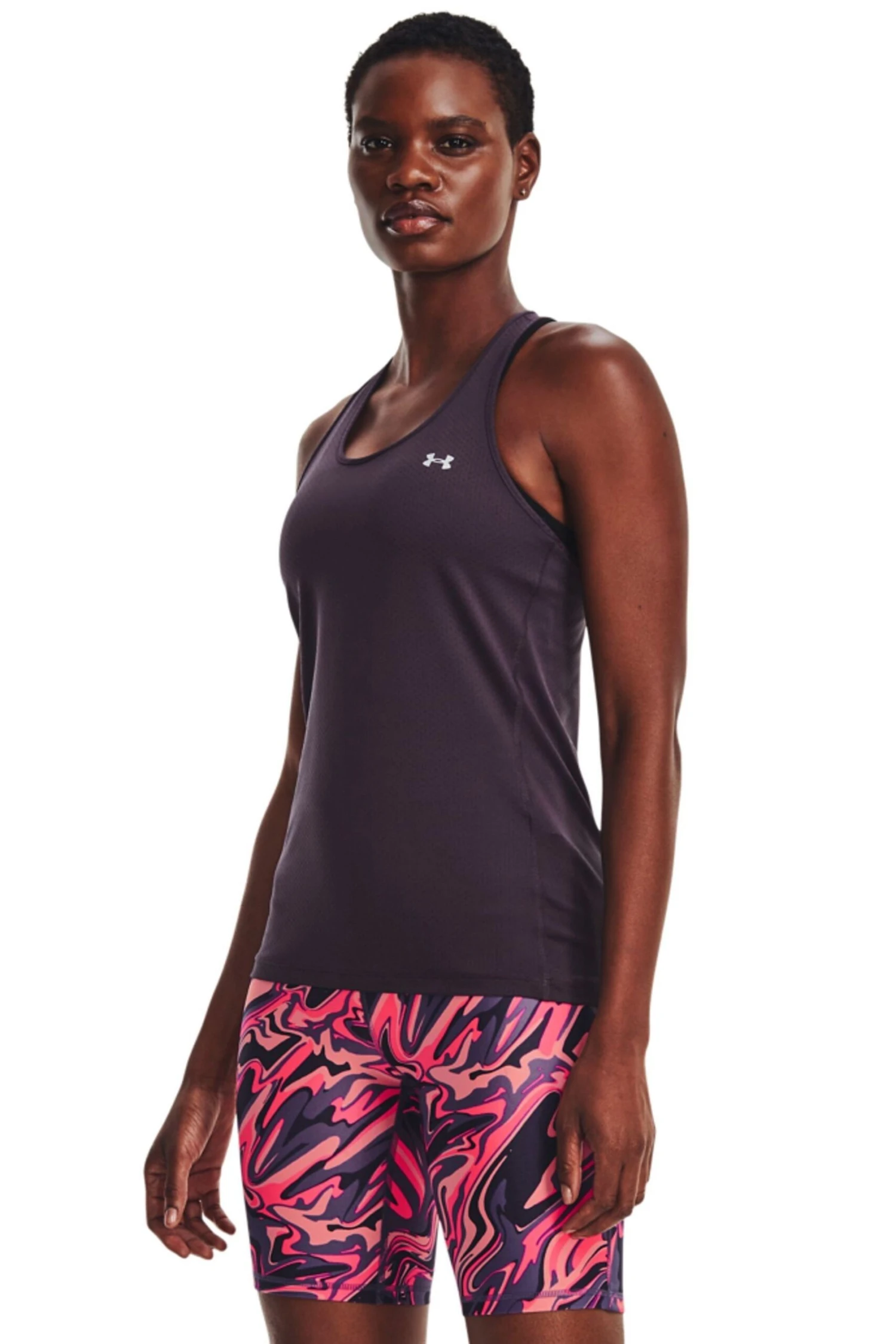 Under Armour Plum Purple HG Armour Racer Tank Top 1 Under Armour Plum Purple HG Armour Racer Tank Top