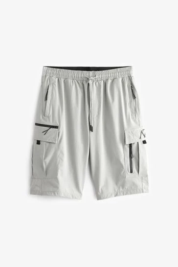 Alessandro Zavetti Grey Baresi Cargo Shorts 9 Alessandro Zavetti Grey Baresi Cargo Shorts - Imagen 9