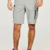 Alessandro Zavetti Grey Baresi Cargo Shorts