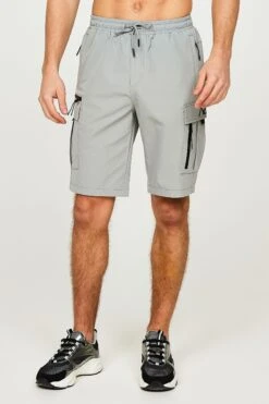 Alessandro Zavetti Grey Baresi Cargo Shorts