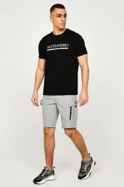 Alessandro Zavetti Grey Baresi Cargo Shorts 13 Alessandro Zavetti Grey Baresi Cargo Shorts -Tienda Barata Deporte 164892s5