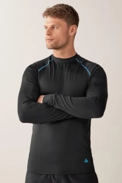 Next Black Long Sleeve Top Base Layers