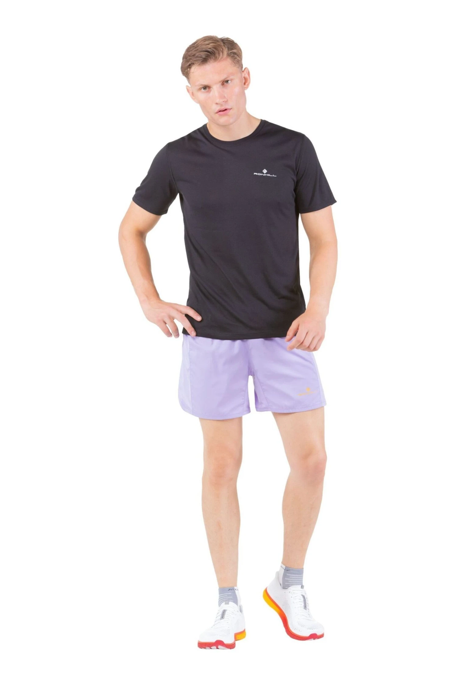 Ronhill Mens Purple Tech Revive 5" Running Shorts 1 Ronhill Mens Purple Tech Revive 5" Running Shorts