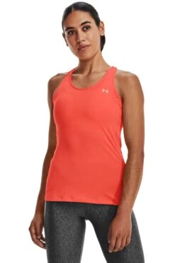 Under Armour Red/Orange HG Armour Racer Tank Top