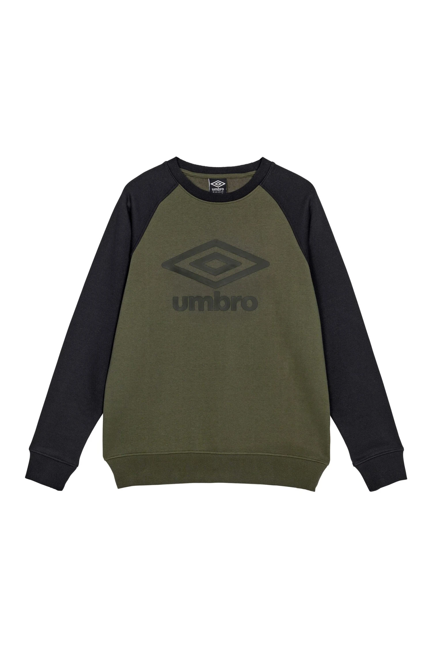 Umbro Green Core Raglan Sweatshirt 1 Umbro Green Core Raglan Sweatshirt