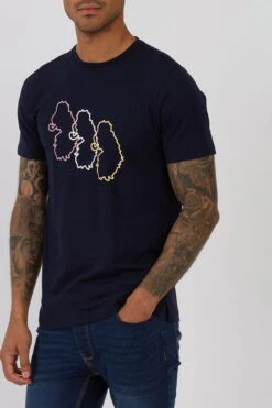 Luke 1977 Blue Liondale Printed T-Shirt