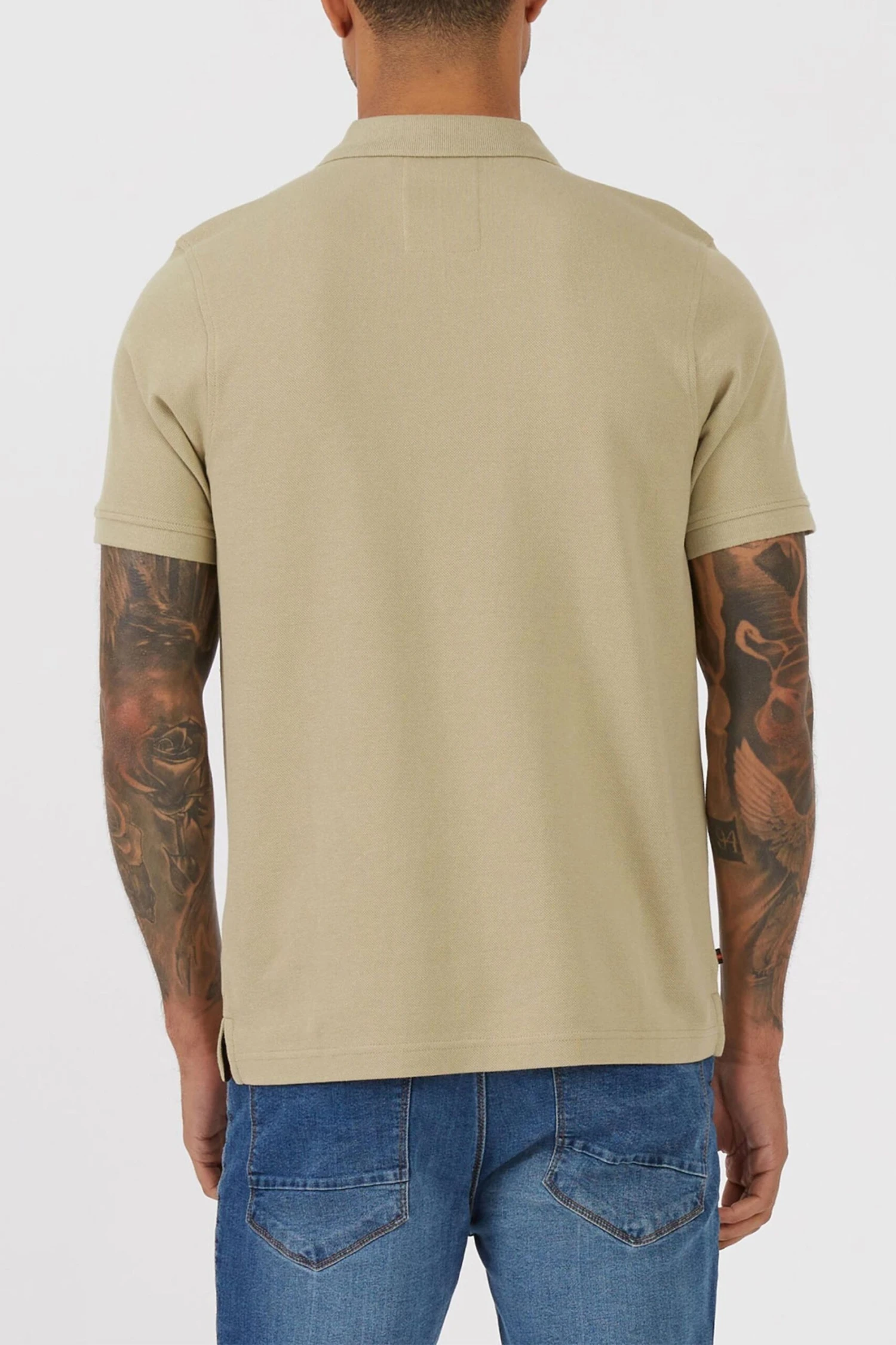 Luke 1977 Natural New Mead Fig Sport Core Polo Shirt 2 Luke 1977 Natural New Mead Fig Sport Core Polo Shirt - Imagen 2