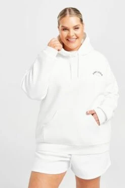 Pink Soda Vicente Plus White Hoodie -Tienda Barata Deporte 220013