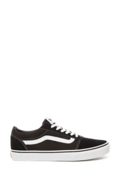 Vans Ward Suede Canvas Mens Trainers-Negro -Tienda Barata Deporte 232327