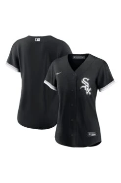 Nike Black Chicago White Sox Official Replica Alternate Jersey