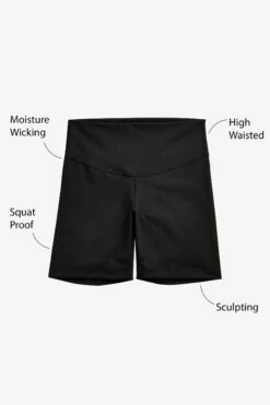 Black Next Active Sports Tummy Control High Waisted Sculpting Shorts -Tienda Barata Deporte 348069s4