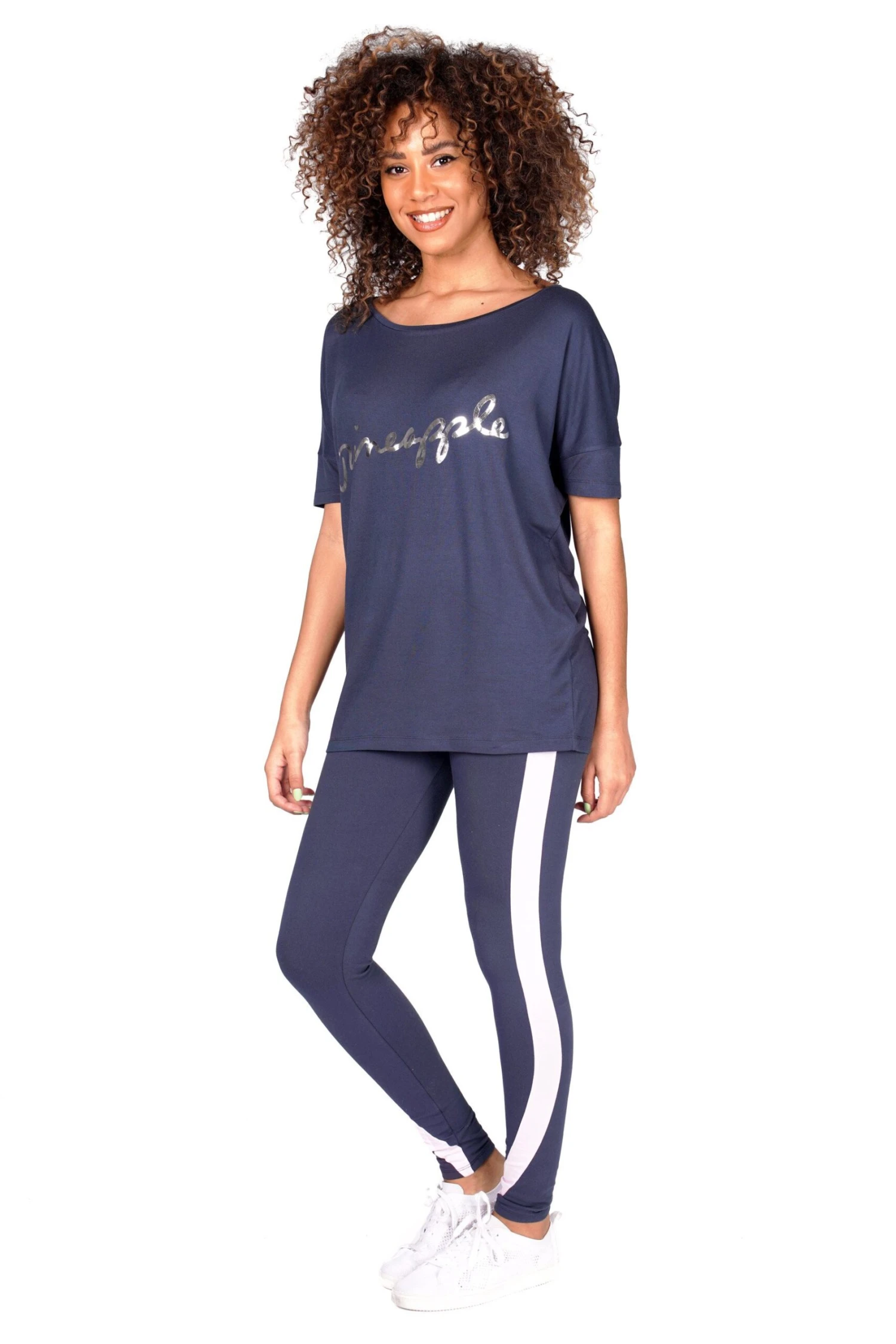 Pineapple Grey Loose Fit Jersey T-Shirt 2 Pineapple Grey Loose Fit Jersey T-Shirt - Imagen 2