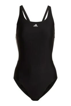 Adidas Black 3-Stripes Swimsuit-Negro -Tienda Barata Deporte 382140