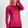 Tog 24 Womens Pink Snowdon Thermal Crewneck Sweatshirt