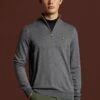 Lyle & Scott Golf Quarter Zip Pullover Jumper-Negro