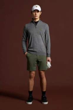 Lyle & Scott Golf Quarter Zip Pullover Jumper-Negro -Tienda Barata Deporte 409180s3