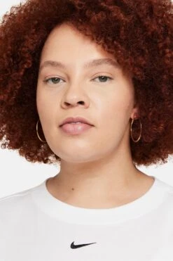 Nike White Curve Oversized Essential T-Shirt -Tienda Barata Deporte 414531s4