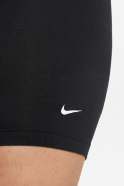 Nike Black Curve Sportswear Essentials Mid Rise Bike Shorts -Tienda Barata Deporte 435285s5