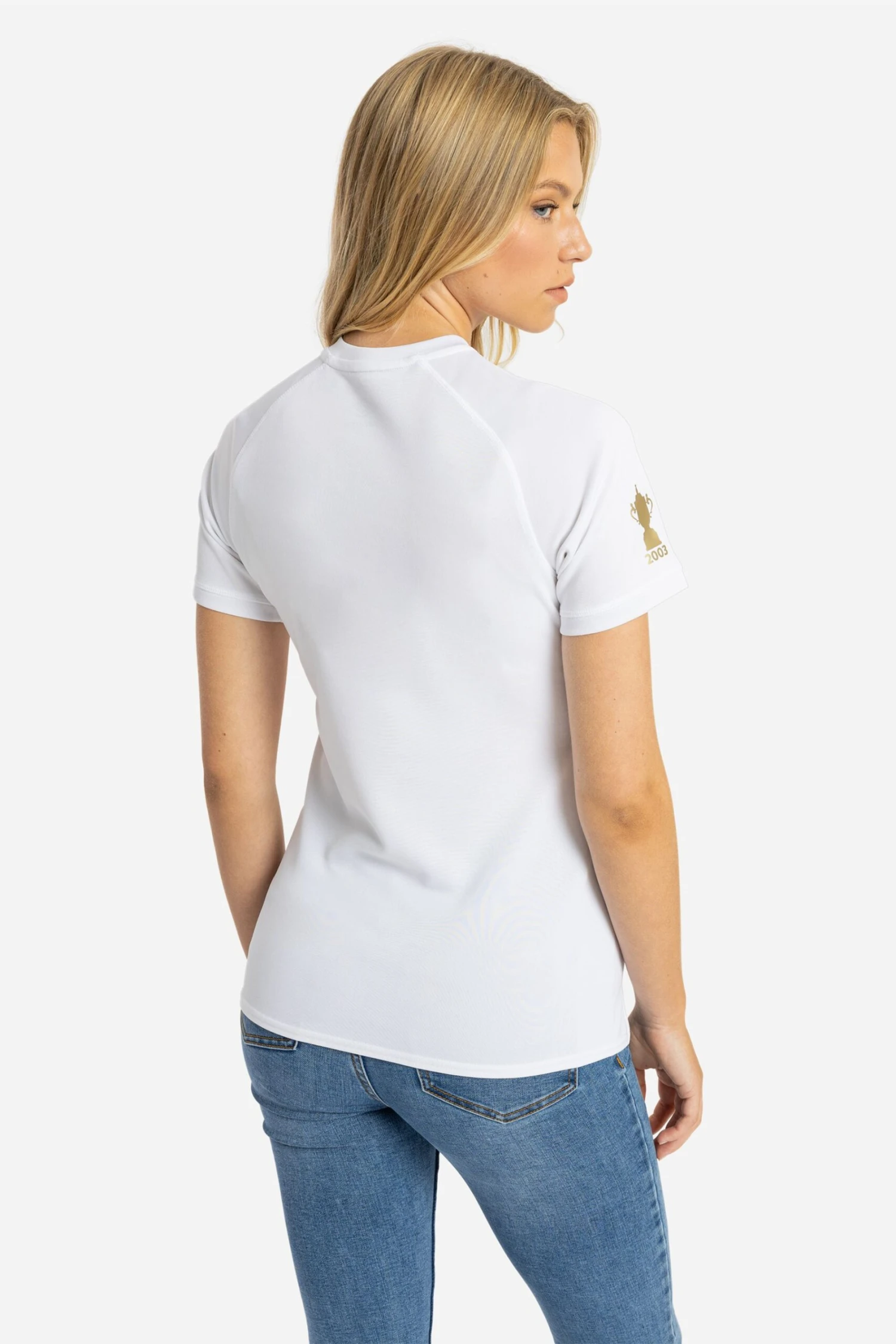 Umbro White England Womens Home Rugby Shirt 2 Umbro White England Womens Home Rugby Shirt - Imagen 2