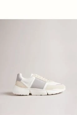 Ted Baker Cecylem Grey Mixed Material Chunky Sneakers -Tienda Barata Deporte 441633