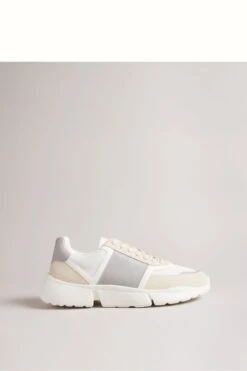 Ted Baker Cecylem Grey Mixed Material Chunky Sneakers