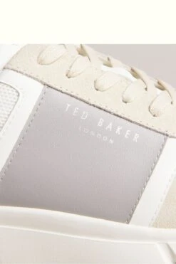 Ted Baker Cecylem Grey Mixed Material Chunky Sneakers -Tienda Barata Deporte 441633s4
