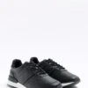 River Island Black Lace-Up Chunky Runner Trainers