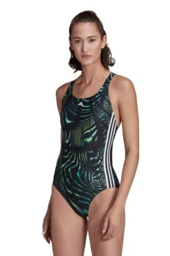 Adidas Black Leaf Swimsuit