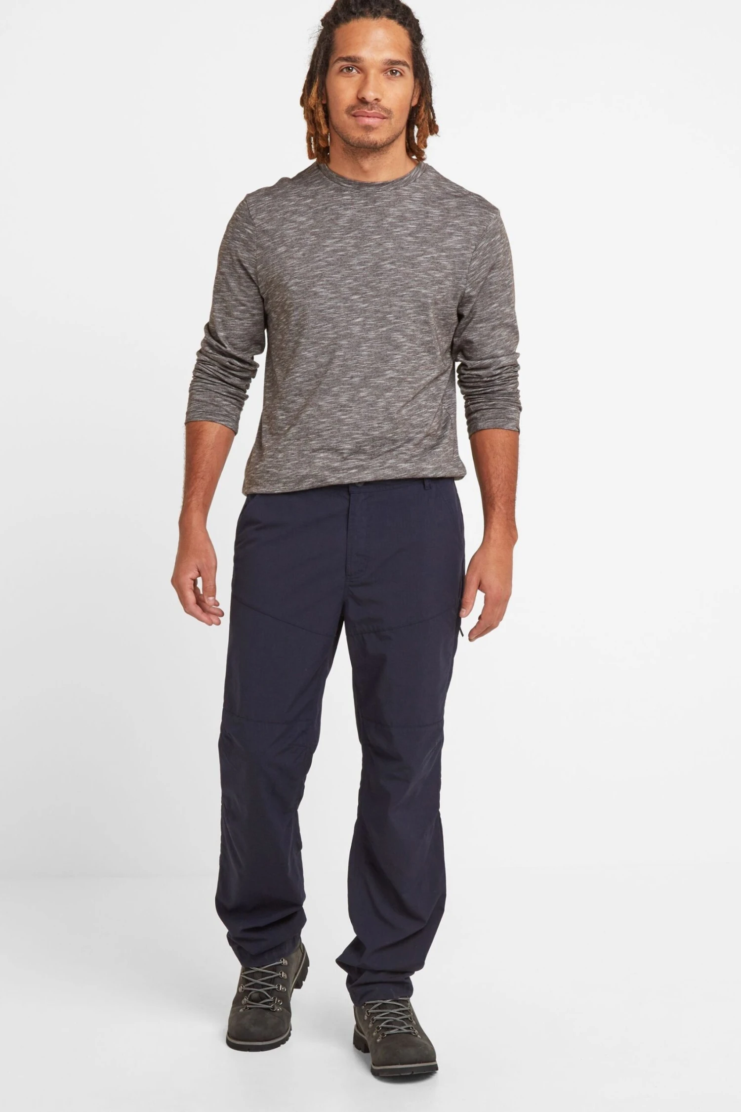 Tog 24 Mens Blue Rowland Tech Short Walking Trousers 3 Tog 24 Mens Blue Rowland Tech Short Walking Trousers - Imagen 3