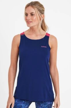 Tog 24 Womens Navy Blue Langan Tech T-Shirt