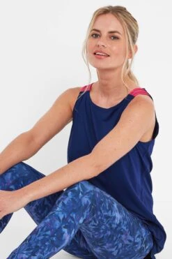 Tog 24 Womens Navy Blue Langan Tech T-Shirt -Tienda Barata Deporte 493325s5