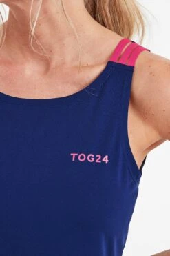 Tog 24 Womens Navy Blue Langan Tech T-Shirt -Tienda Barata Deporte 493325s6
