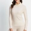 Tog 24 Womens Meru Thermal Rollneck White Sweater