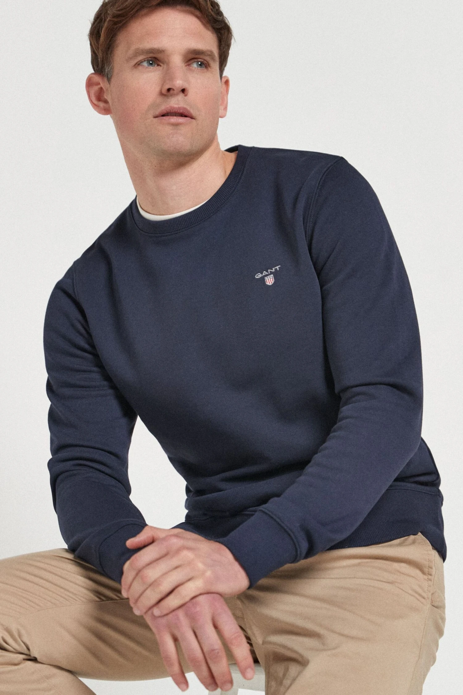 GANT Original Crew-Neck Sweater 1 GANT Original Crew-Neck Sweater