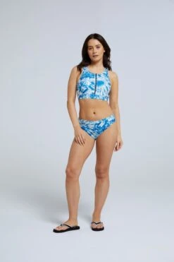 Animal Womens Blue Crest Recycled Printed Bikini -Tienda Barata Deporte 508906s4