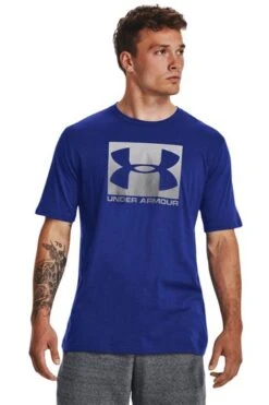 Under Armour Black Box Logo T-Shirt-Azul 17 Under Armour Black Box Logo T-Shirt-Azul -Tienda Barata Deporte 577940