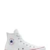 Converse White Leather High Trainers