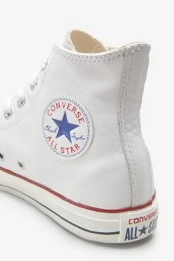 Converse White Leather High Trainers -Tienda Barata Deporte 623657s3