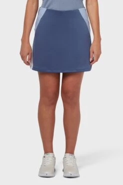 Callaway Apparel Ladies Blue 16" ColourBlock Skort