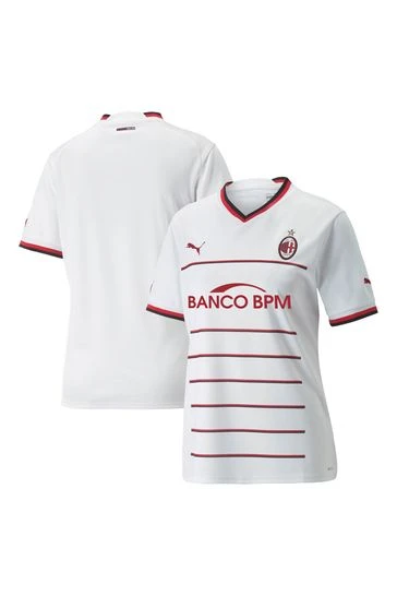 Puma White AC Milan Away Shirt 2022-23 4 Puma White AC Milan Away Shirt 2022-23 - Imagen 4