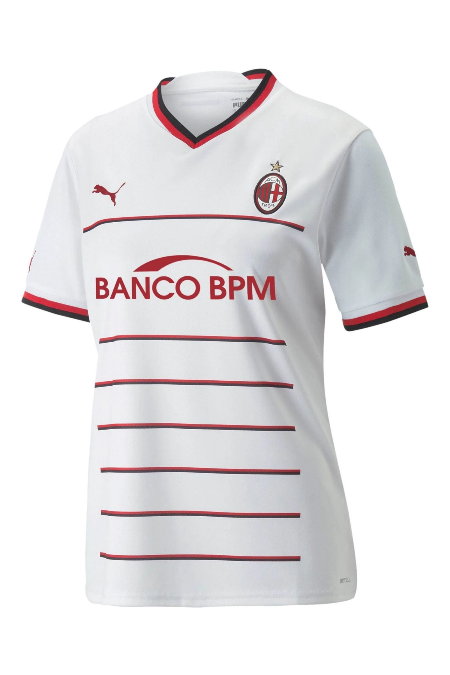 Puma White AC Milan Away Shirt 2022-23 2 Puma White AC Milan Away Shirt 2022-23 - Imagen 2