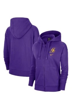 Nike Purple Los Angeles Lakers NBA Full-Zip Fleece Hoodie -Tienda Barata Deporte 639179s3