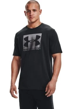 Under Armour Black Box Logo T-Shirt-Azul