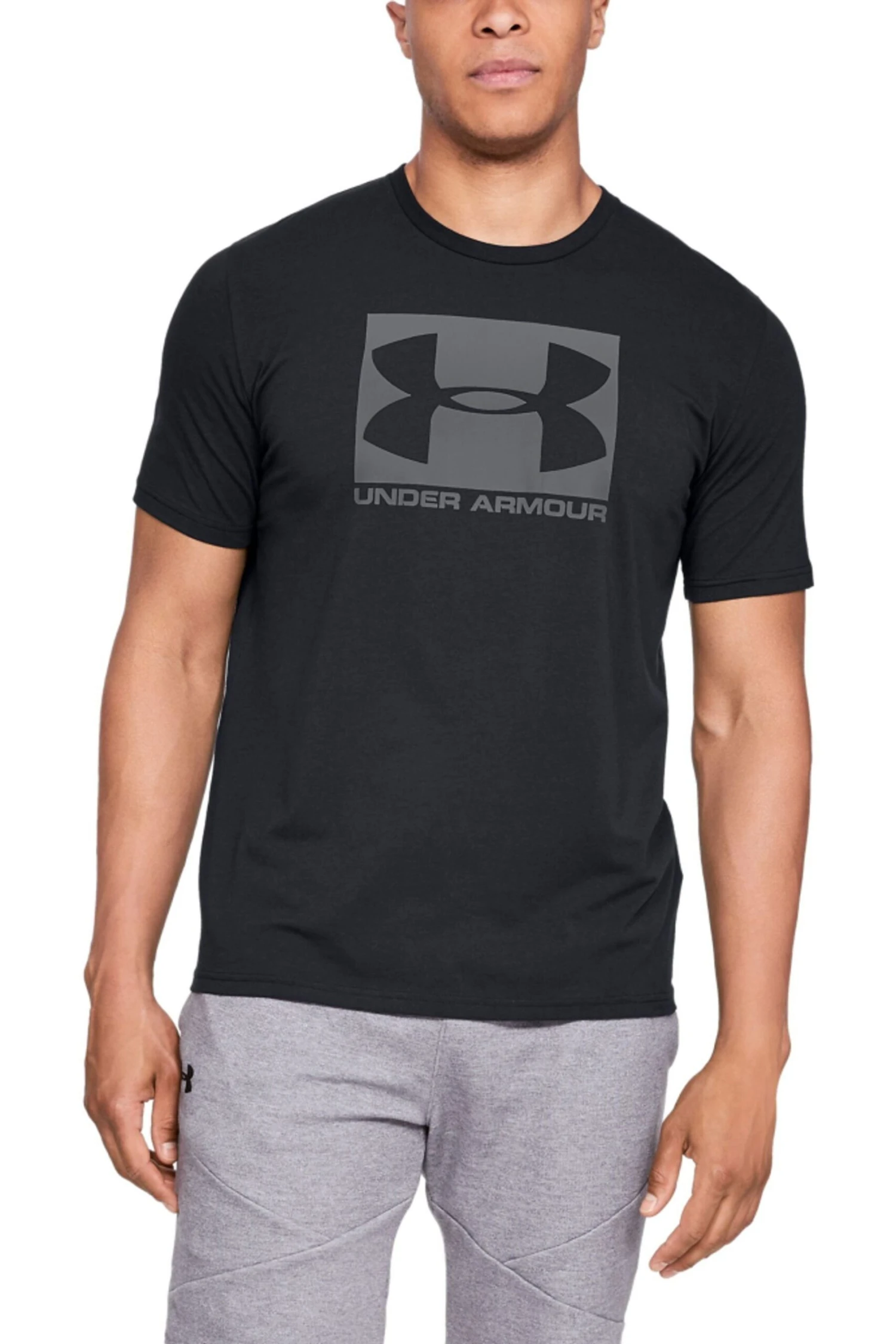 Under Armour Black Box Logo T-Shirt-Azul 5 Under Armour Black Box Logo T-Shirt-Azul - Imagen 5