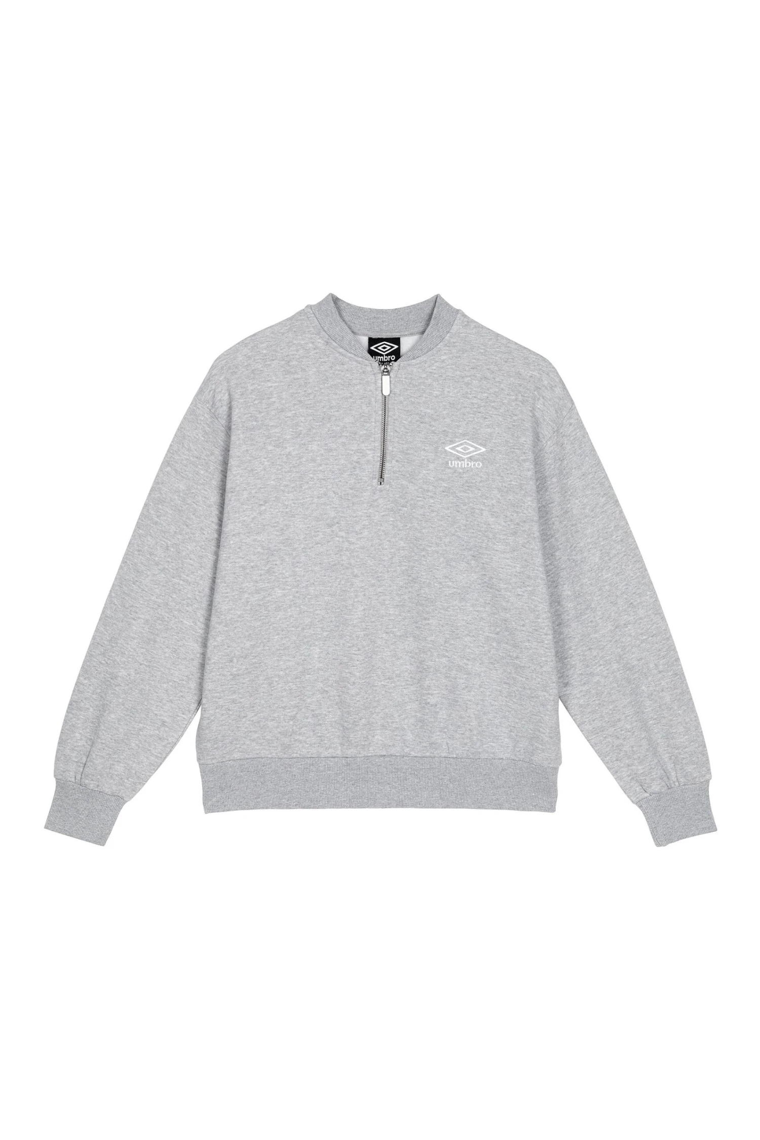 Umbro Grey Core Half Zip Sweatshirt 1 Umbro Grey Core Half Zip Sweatshirt