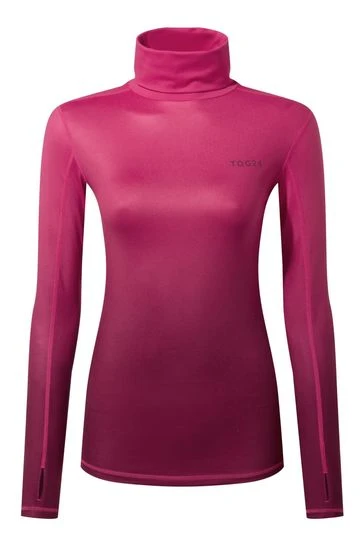 Tog 24 Womens Pink Snowdon Thermal Rollneck Sweater 8 Tog 24 Womens Pink Snowdon Thermal Rollneck Sweater - Imagen 8