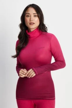 Tog 24 Womens Pink Snowdon Thermal Rollneck Sweater